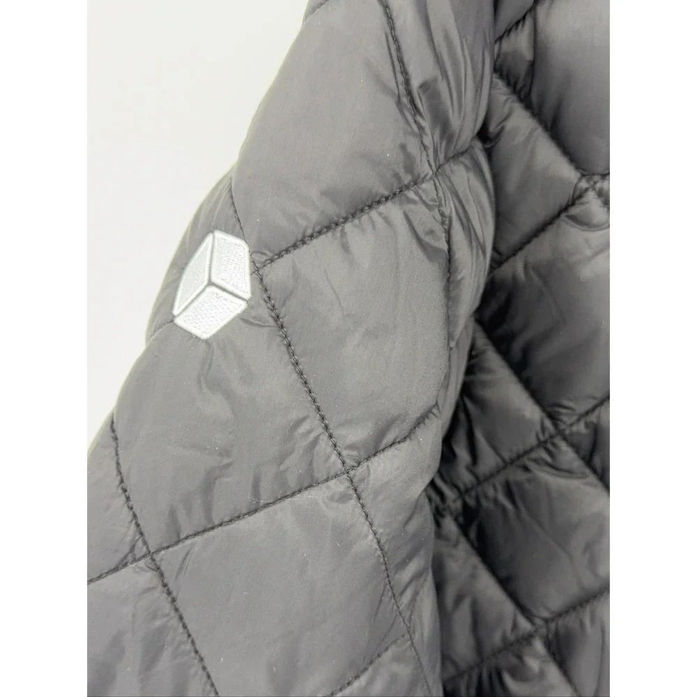 ROUGEMONT Hybrid Insul Jacket 19547-995-3 Black M Quilted Thumbhole Cuffs Logo